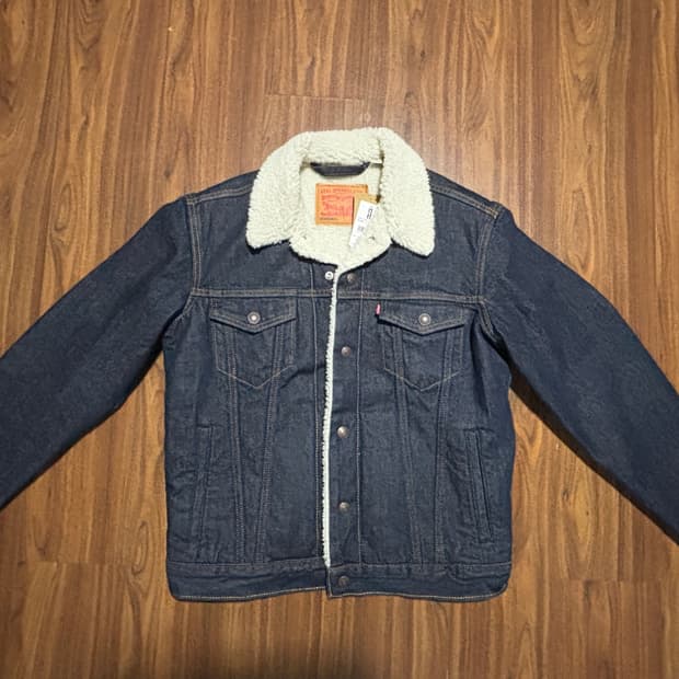(리바이스) 쉐르파 데님 트러거 자켓 S