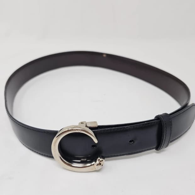 까르띠에 팬더 리버시블 벨트 블랙/브라운