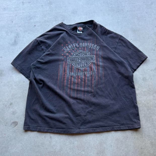 빈티지 Harley Davidson 티셔츠 XXL