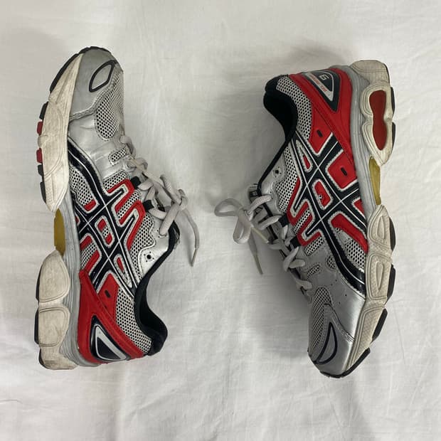 아식스 asics 젤 님버스9 실버레드 250