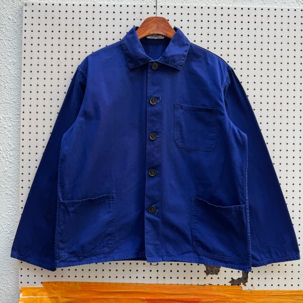 1970s FRIENDSHIP INDIGO BLUE 빈티지 프렌치워크자켓