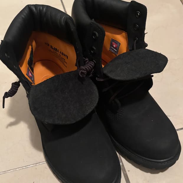 팀버랜드 6인치 워터프루프 부츠 블랙