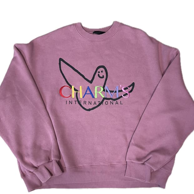 마크곤잘레스X참스 콜라보 맨투맨 핑크 