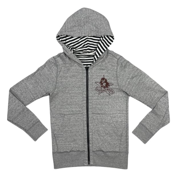 히스테릭 글래머 리버시블 스트라이프 히스걸 후드 집업 자켓