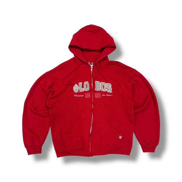 러셀 빈티지 스웻 후드 집업 (M)  