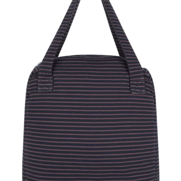 코이세이오 038 STRIPE TOTE BAG BLUE CHARCOAL