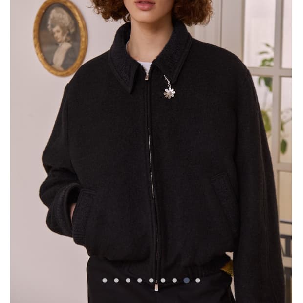 STU 브러시드 울 자켓