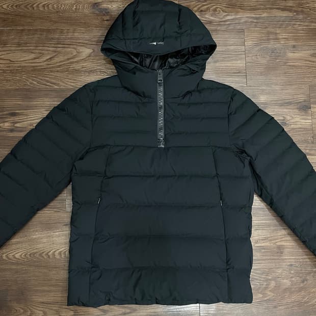 에르노 라미나르 고어 윈드스토퍼 구스 다운 아노락 패딩 자켓 블랙