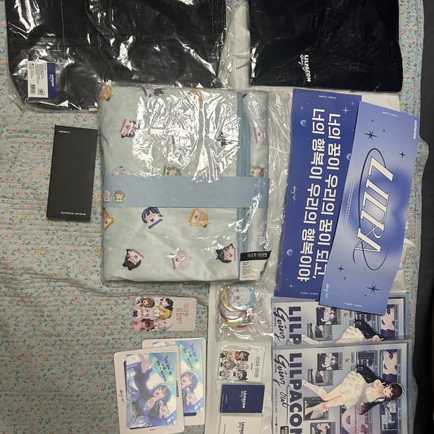 이세계아이돌 각종 굿즈 이세페 이세계페스티벌 팝업봤 릴파콘