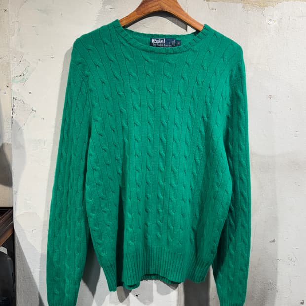 Polo Ralph Lauren green sweater_f 
