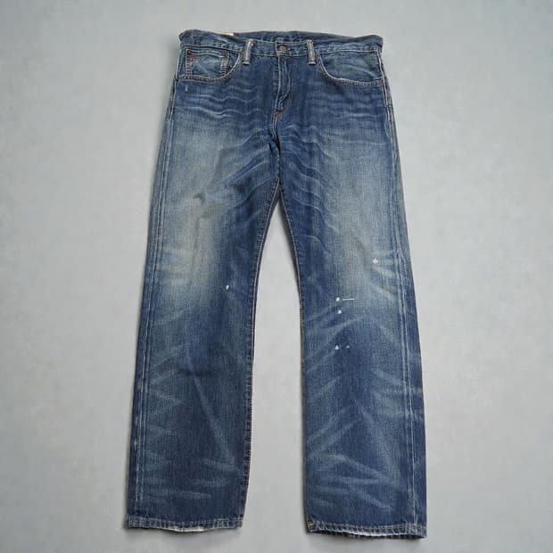 32~33)POLO 폴로 랄프로렌 스트레이트 워시드 데님 팬츠 청바지