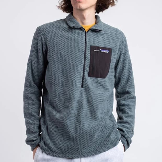 파타고니아 R1 에어 반집업 플리스 L