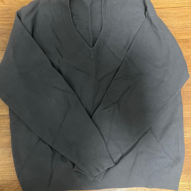 오라리 브이넥니트4 그레이