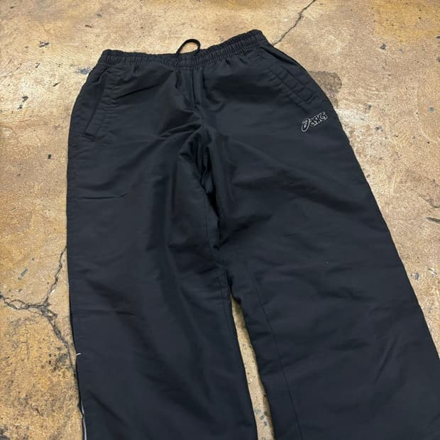 [정품/80] 아식스 블랙 트레이닝 바지 