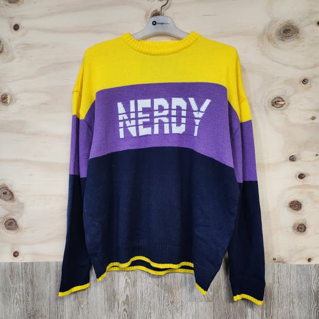 682) 널디 NERDY 컬러 블록 니트