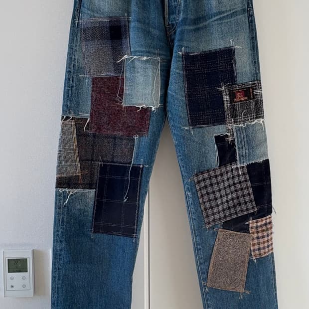 (M) 준야와타나베 리바이스 패치워크 데님