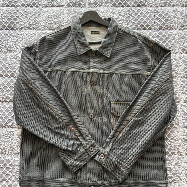 캐피탈 센츄리 데님 1세대 자켓 N7S 차콜 인디고 