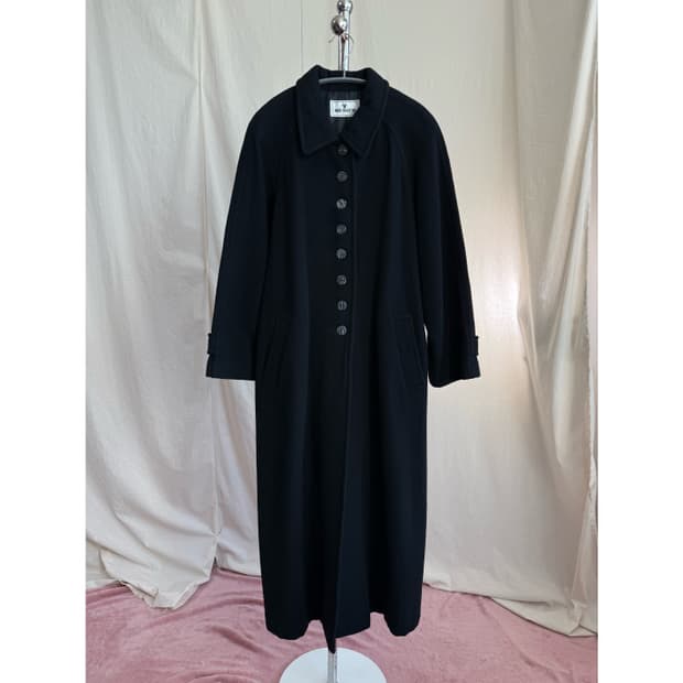 Hugo Valentino 울 블렌드 맥시 코트