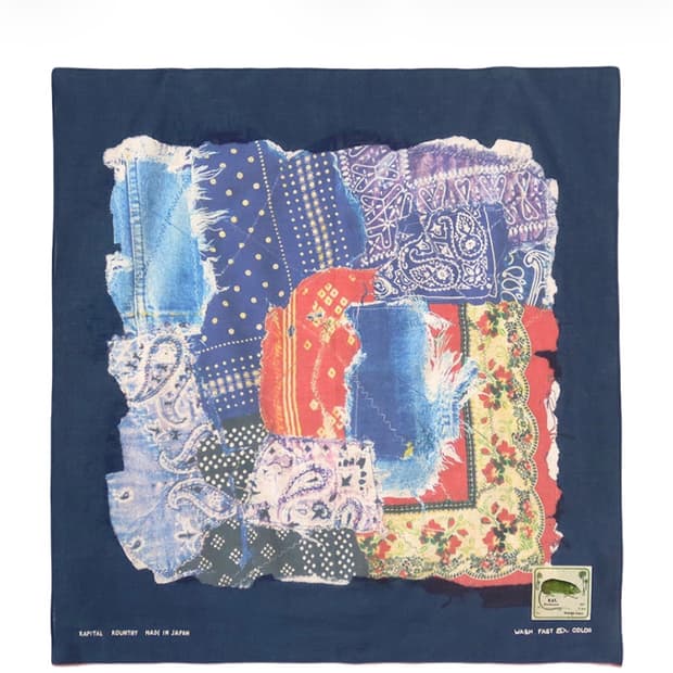 [품절제품/미개봉새상품] 캐피탈 보로 셀비지 패스트컬러  반다나