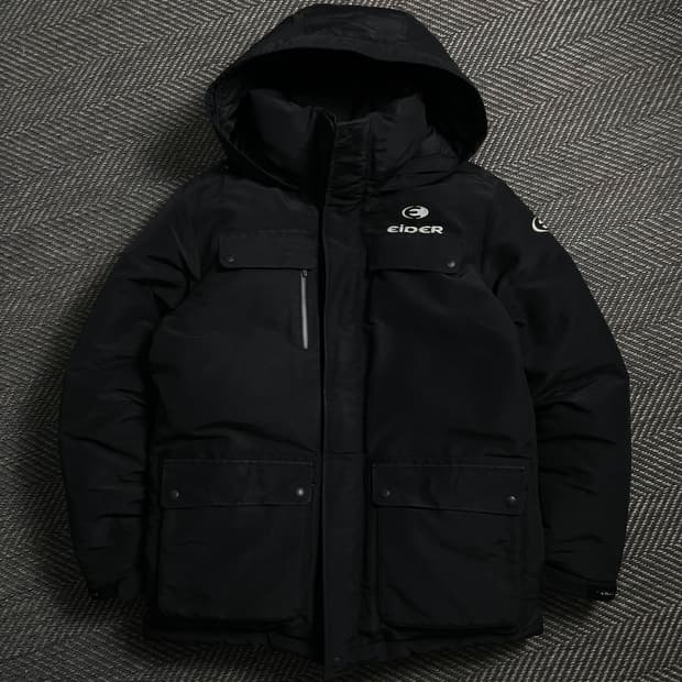 아이더 카라스 2a 덕 다운 패딩 점퍼 블랙o 4567