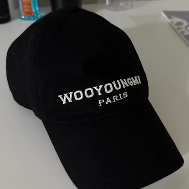 우영미 엠브로이드 볼캡