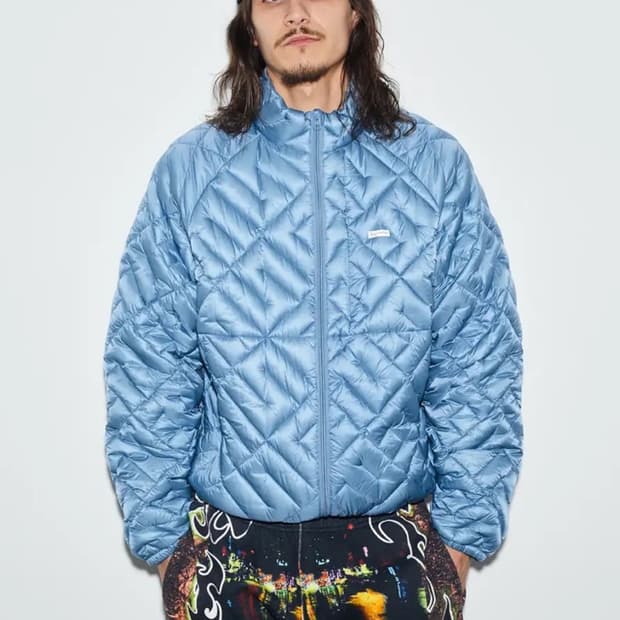 슈프림 스펠아웃 경량패딩 M