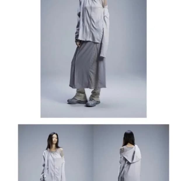 오호스 3-way zipper hoodie zip u