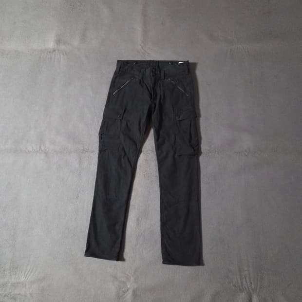 폴로 밀리터리 m65 카고 팬츠 31 블랙