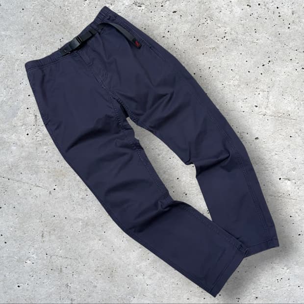 [S] GRAMICCI 그라미치 딥퍼플 벨트 코튼 팬츠 D562