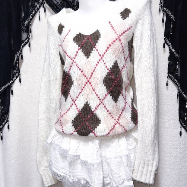 로맨틱갸루 로걀 화이트 레이스 프릴캉캉 스커트 큐롯 달천 페어리 핀터