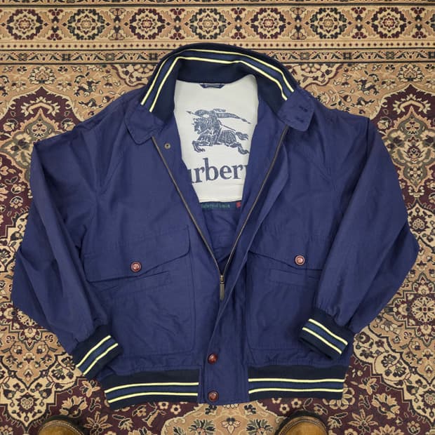 90s 버버리 블루종 스윙탑 자켓