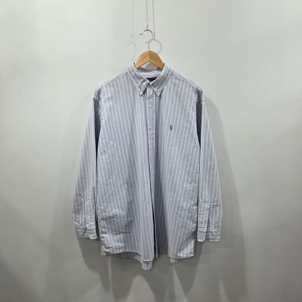 폴로랄프로렌 버튼다운 스트라이프 옥스포드 셔츠 XL