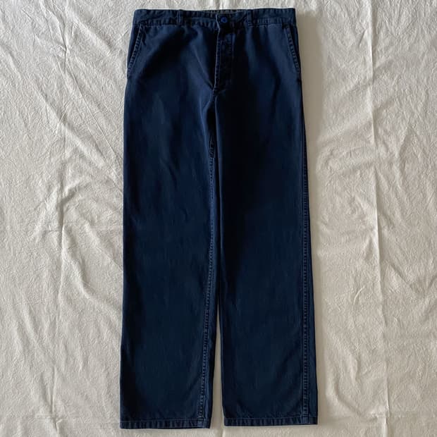 빈티지 오리지널 다잉 프렌치 워크팬츠