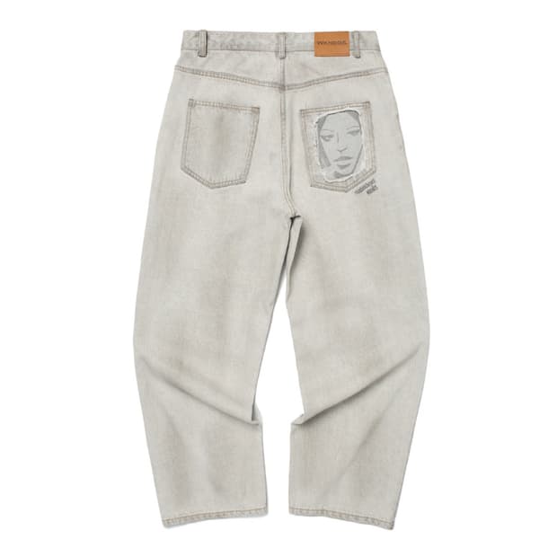 위캔더스 페이스 데님 팬츠 m