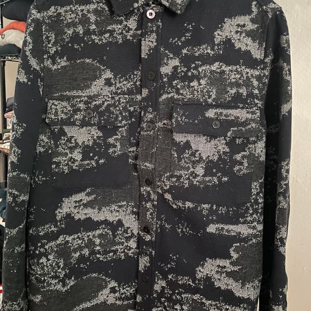 cos 자카드 카모 셔츠 자켓 S