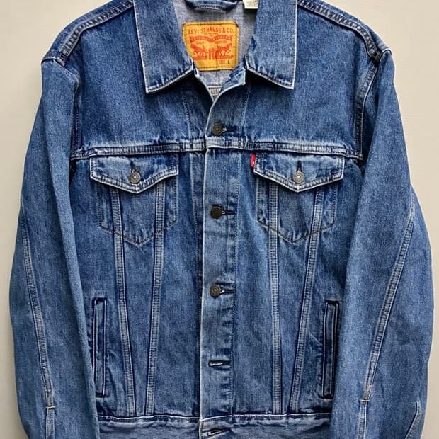 (L)리바이스 3세대 중청 데님 블랭크탭 트러커자켓 데님자켓 청자켓