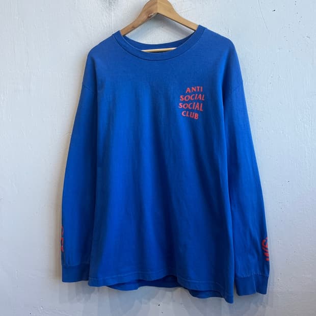 안티소셜소셜클럽 롱슬리브 Made in USA