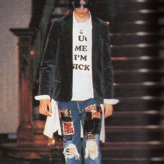 넘버나인 2003FW 커트코베인 바지