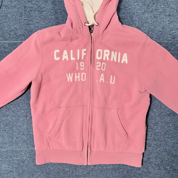 <가격 고정> 후아유 핑크 후드집업