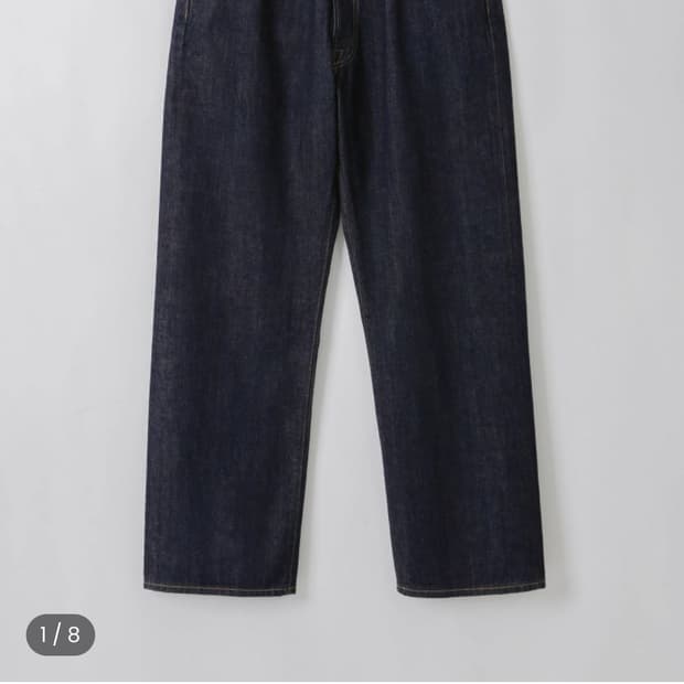(새상품) 에브리원 셀비지 데님 인디고 2사이즈