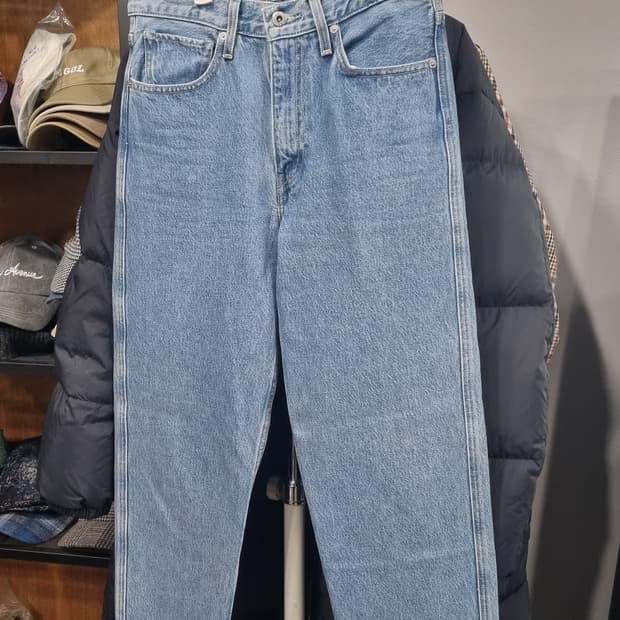 LEVI'S 우먼 Blue Teb 빅E 칼럼진 허리27 상태매우좋음