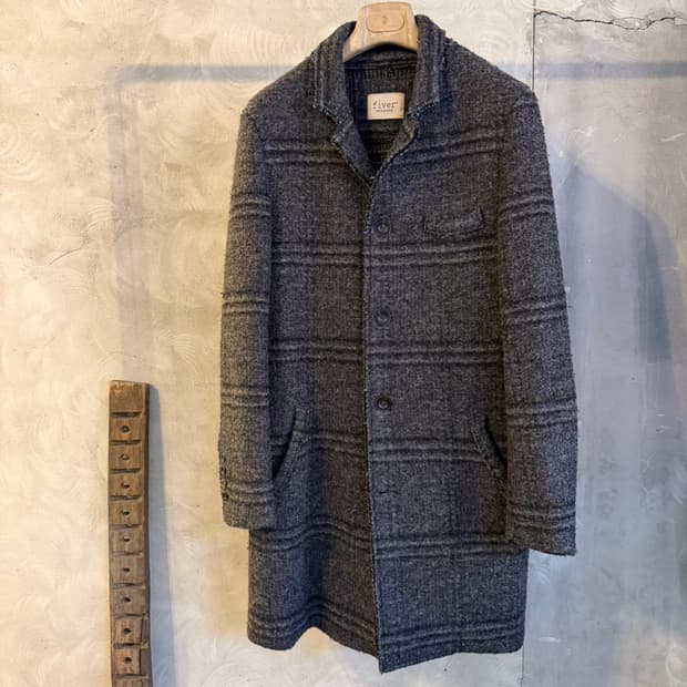 Fiver 피버 펠트울 코트 100