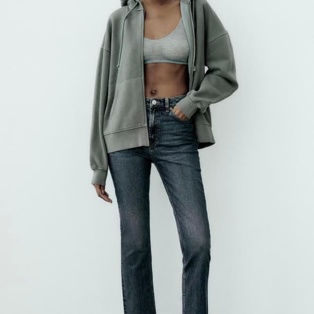 ZARA 자라 하이웨스트 앵클 데님 청바지 (텍있는 새상품/36사이즈)