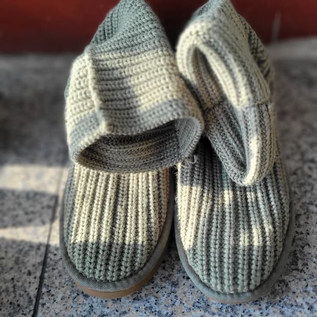 어그 니트 부츠