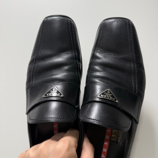 프라다스포츠 삼각로고 로퍼