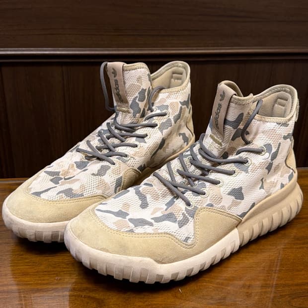 아디다스 빈티지 카모 하이탑