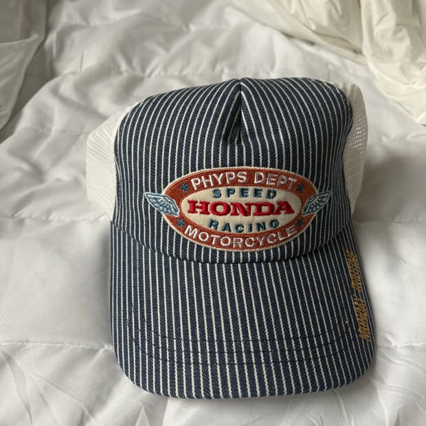 혼다 모터사이클 스트라이프 볼캡