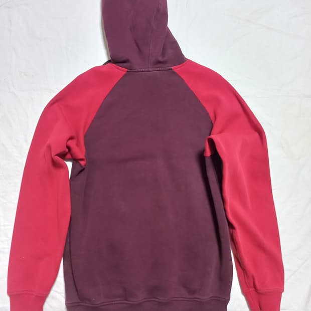 아디다스 후드티 버건디/레드 95