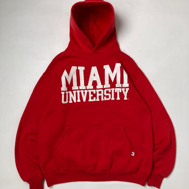 90s Russell Hoodie (red)
