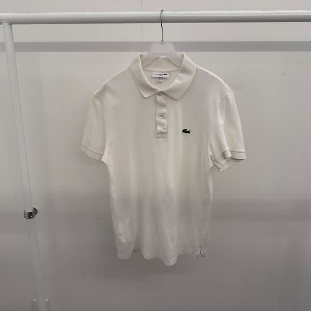 라코스테 화이트 카라티